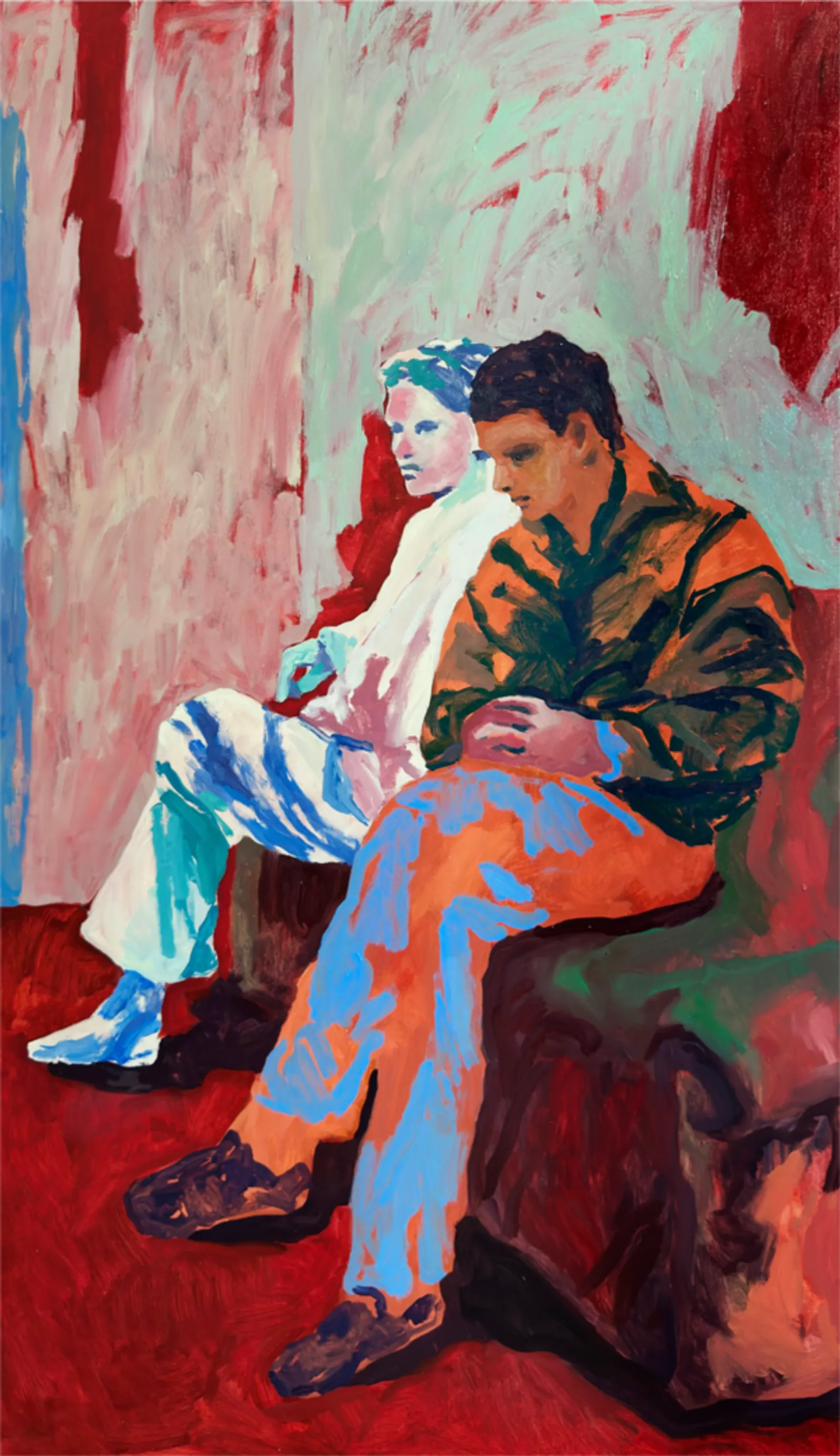 "Входящие в воду", 70*120